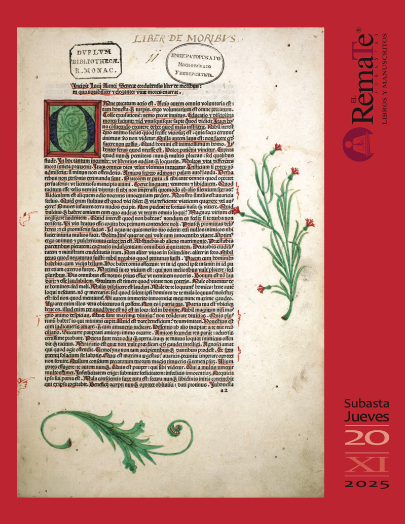 catálogo subasta El Remate Madrid noviembre 2025