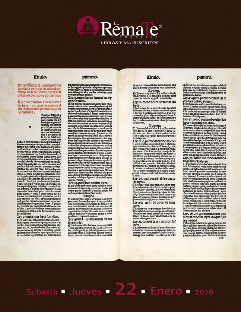 catálogo subasta El Remate Madrid enero 2026